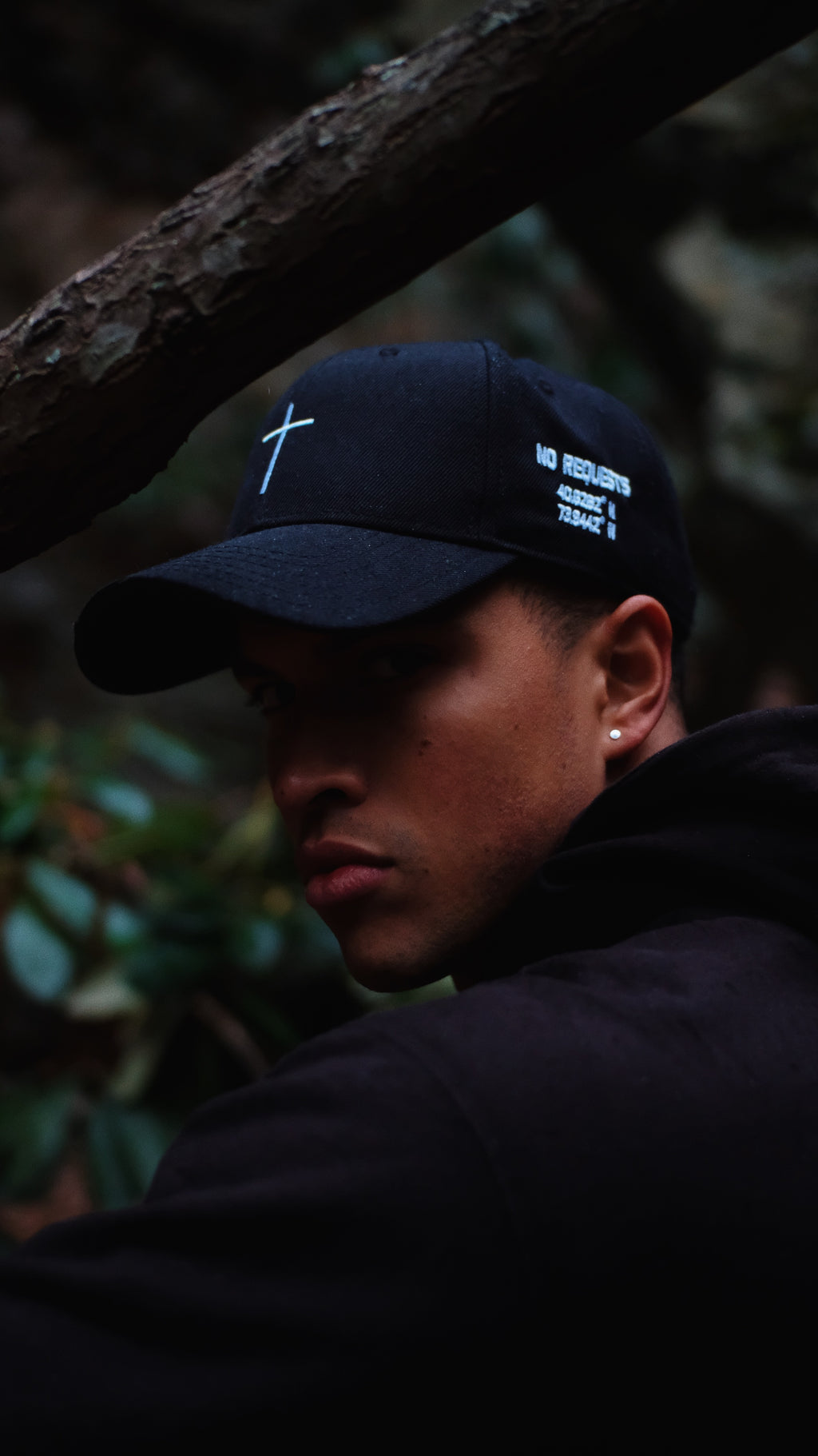 Embroidered Cross Structured 6 Panel Unisex Dad Hat. Adjustable Snapback So One Size Fits All